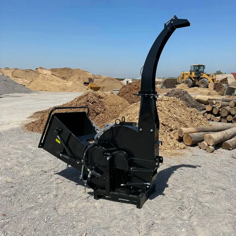 Branch Crusher Pto Driven 3 Point Hitch Tractor Mounted Orchard Farm Wood Processing Equipment Commercial Landscaping
