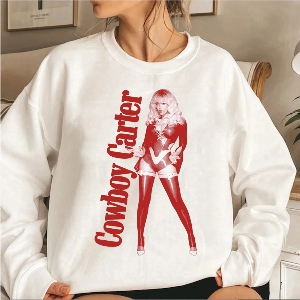 

2024 Beyonce Cowboy Carter Album Sweatshirt Man Woman Crewneck Streetswear Hoodie Fans Gift