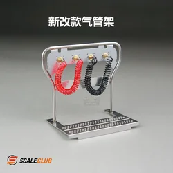 Scaleclub Model 1：14 Drag Head Mud Upgrade Metal Trachea Rack For Tamiya  Lesu Rc Truck Trailer Tipper