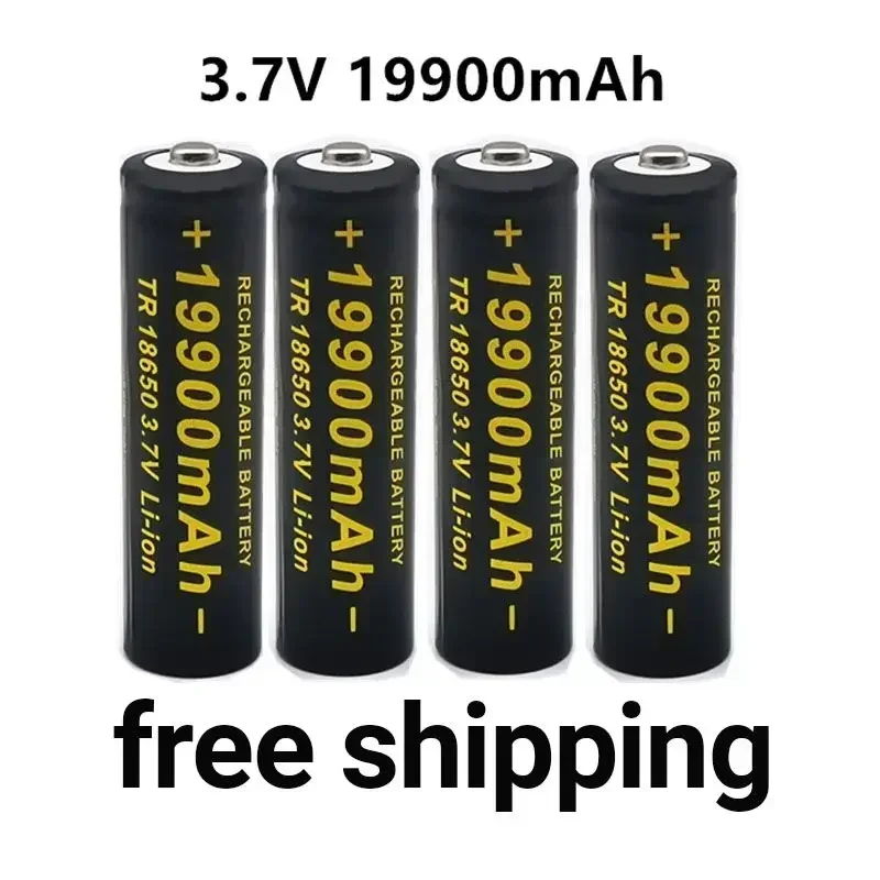 

100% New 3.7V 18650 19900mAh high capacity batteries Li-ion lithium battery for flashlight battery