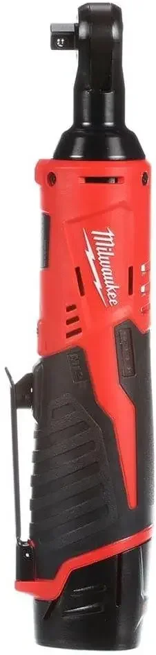 Milwaukee 2457-21 3/8-in Cordless M12 Lithium-Ion Ratchet Kit (Ratchet Kit w/Tool Bag)