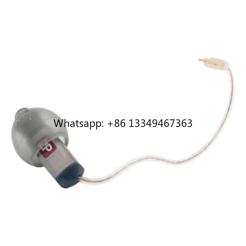 Accessories Eco-Friendly Grey P/M Series Hearing Aid Sound Receiver Earplug Cable for Voice Reception Right/Left Ear Use
