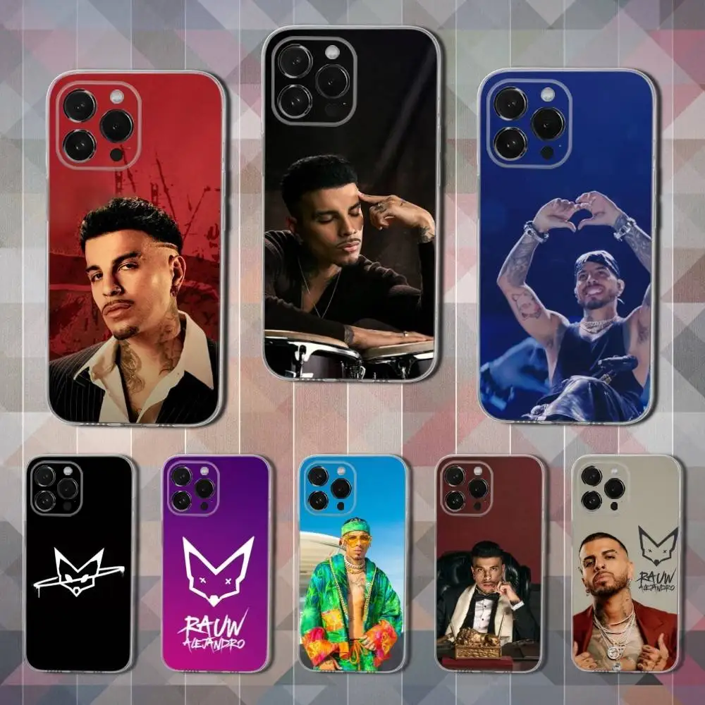 

Singer R-Rauw A-Alejandro Phone Case For iPhone 16,15,14,13,12,11 Pro,Max,Plus,X,XS,XR,SE,Mini Transparent Soft Cover