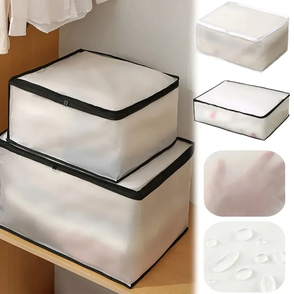 

Quilt Clothing Multifunctional Translucent Dust-proof Organizer Bedroom Dustproof Closet Storage Box Clothing Storage Large Bag