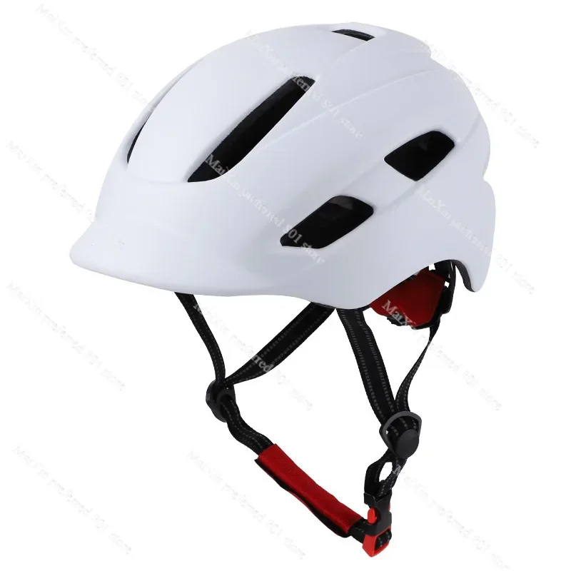 New cycling helmet Integrated cycling equipment Men's and women's protective caps Helmet with tail lights