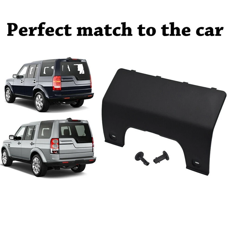 Black Rear Bumper Tow Eye Hook Cover DPO500011PCL For Land Rover Discovery 3 4 LR3 LR4 2005-2012