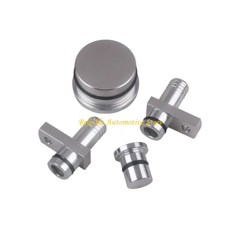 M68B Engine Ventilation Adapter for Listed 6.6L Applications, PCV Resonator Closure Parts with Oil-Resistant Sealing Design