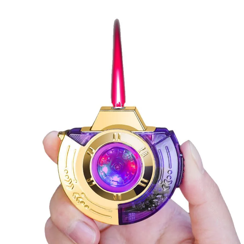 

THJ-09， Intelligent, space UFO, decompression, windproof, high aesthetics, cool colored lights, gift giving, lighter
