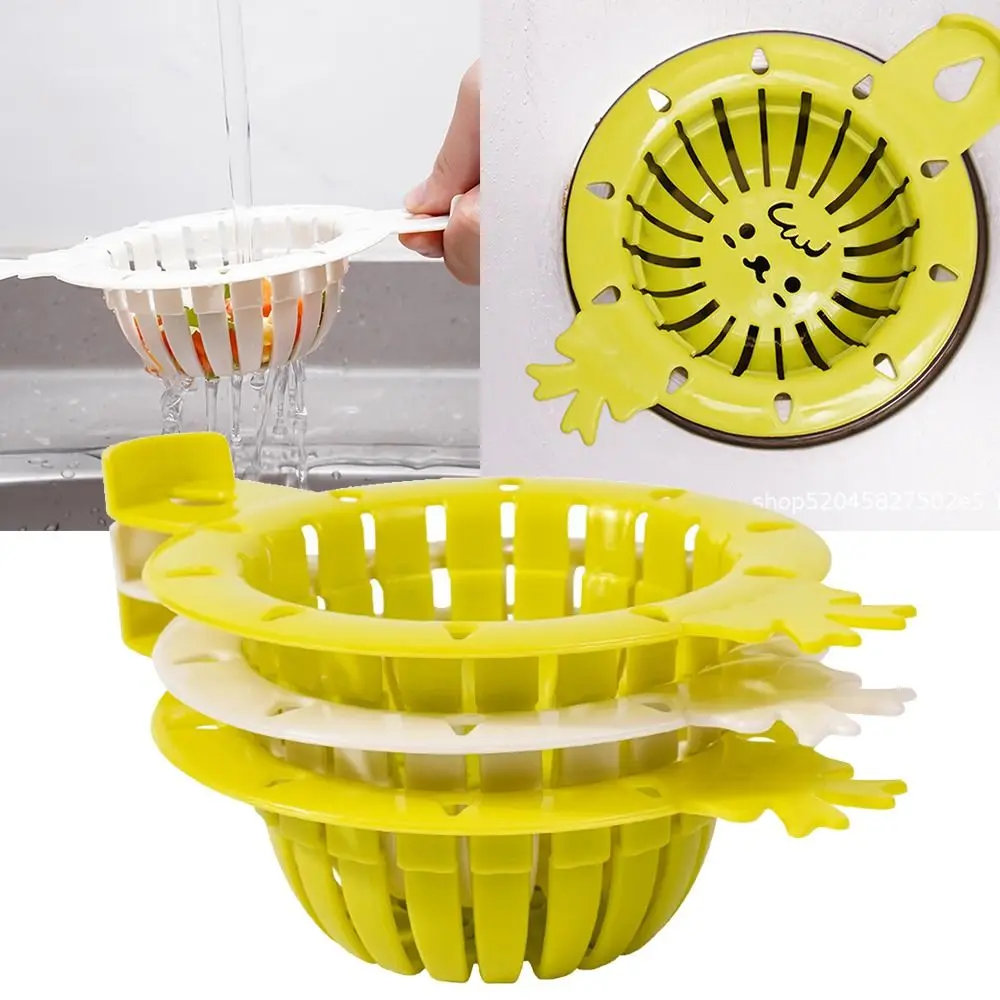 Anti-clogging Kitchen Sink Drain Strainer Leakage-proof Easy Cleaning Sink Drain Basket Waste Collector Filter