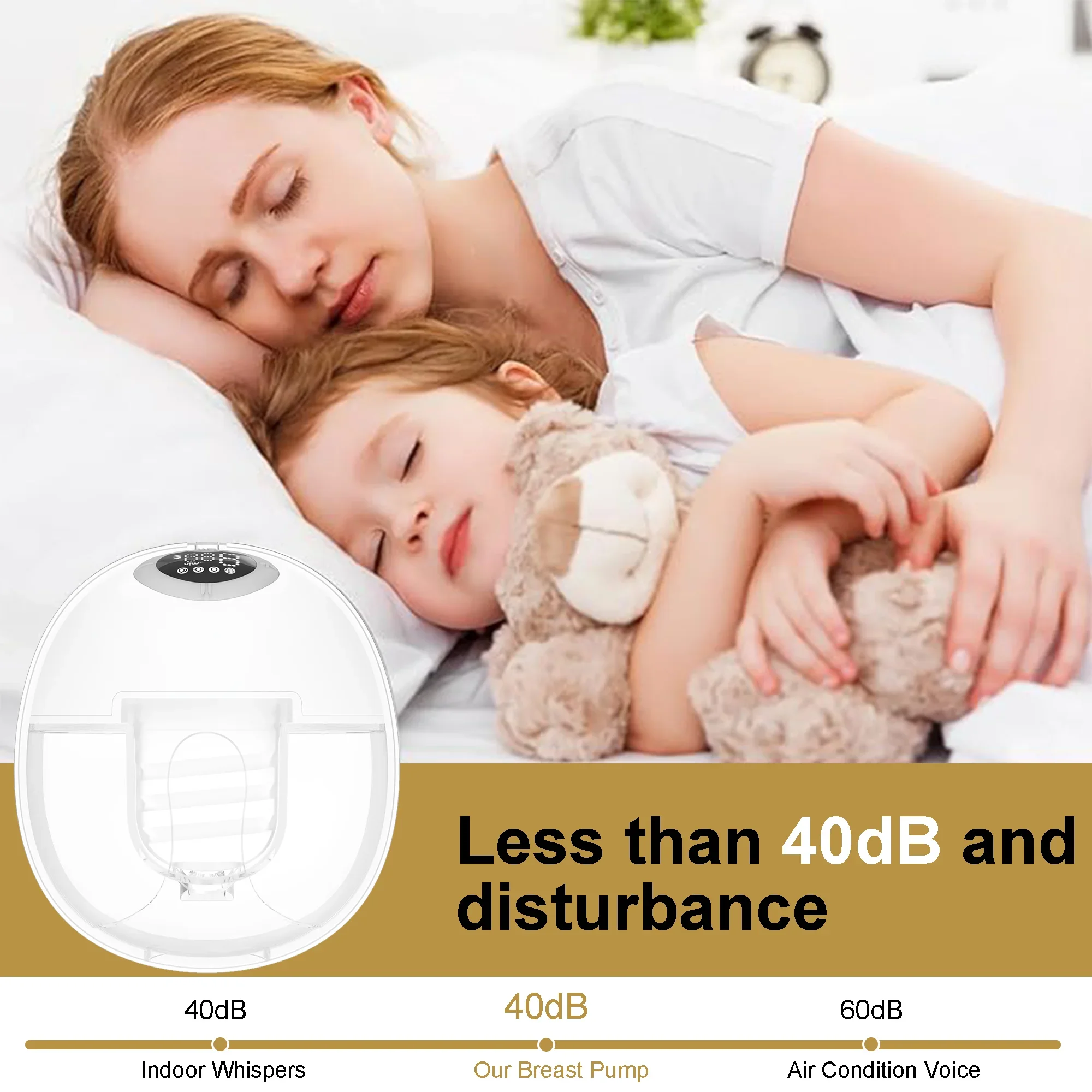 S32 Double Breastss Pumps Arrival High-Quality Food Grade Silicone Wearless Portable Breastss Pump