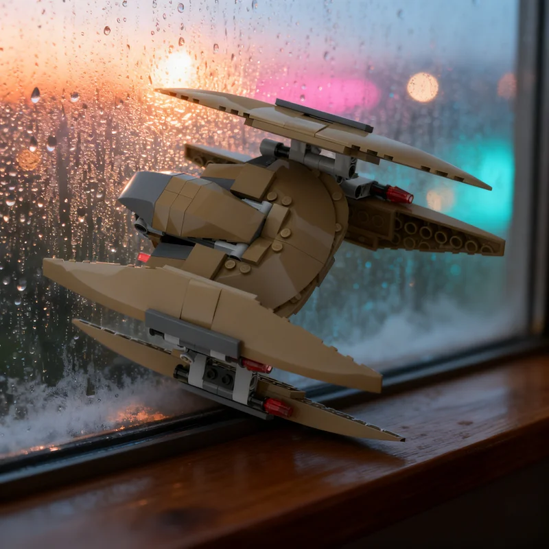 

185pcs MOC Trade Federation Vulture Driod Star Battle Model Building Blocks Toy Gift Creative Display Collectible Desk Premium