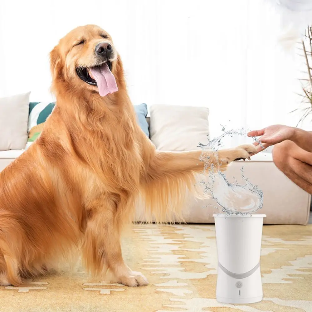 

Pet Supplies Silicone Pet Foot Wash Cup Electric USB Charging Dog Paw Cleaner Quick Low Noise Detachable Pet Feet Washer Home