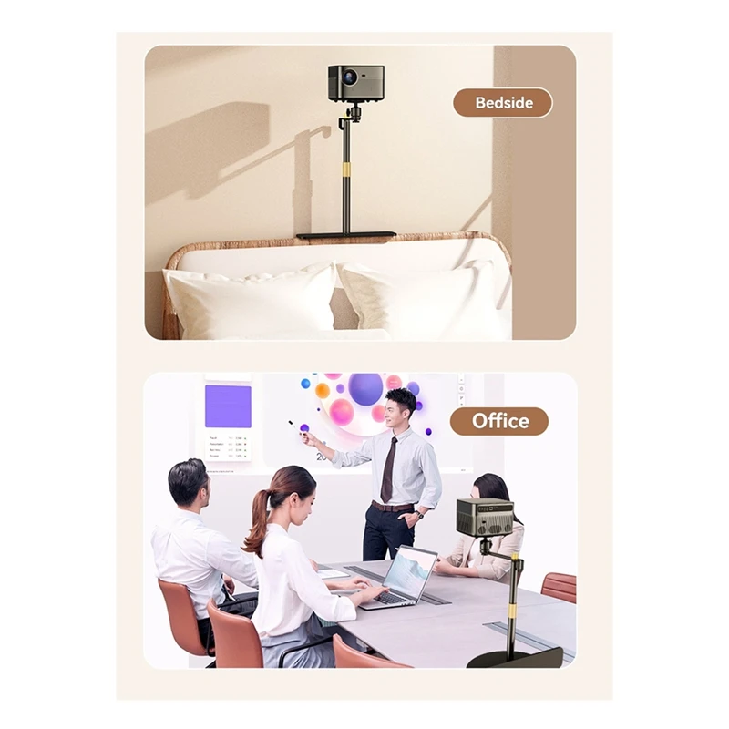 Top-Adjustable Projector Stand Multi-Angle Support Bracket For Projectors & Soundbox,For Home & Office Use