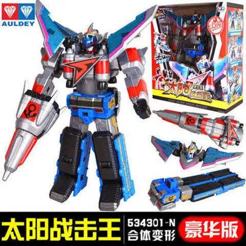 Official Genuine AULDEY, Giant Saver Combined Mecha, Classic Deformable Collectible ActionHigh Restoration Figure Model For Fans