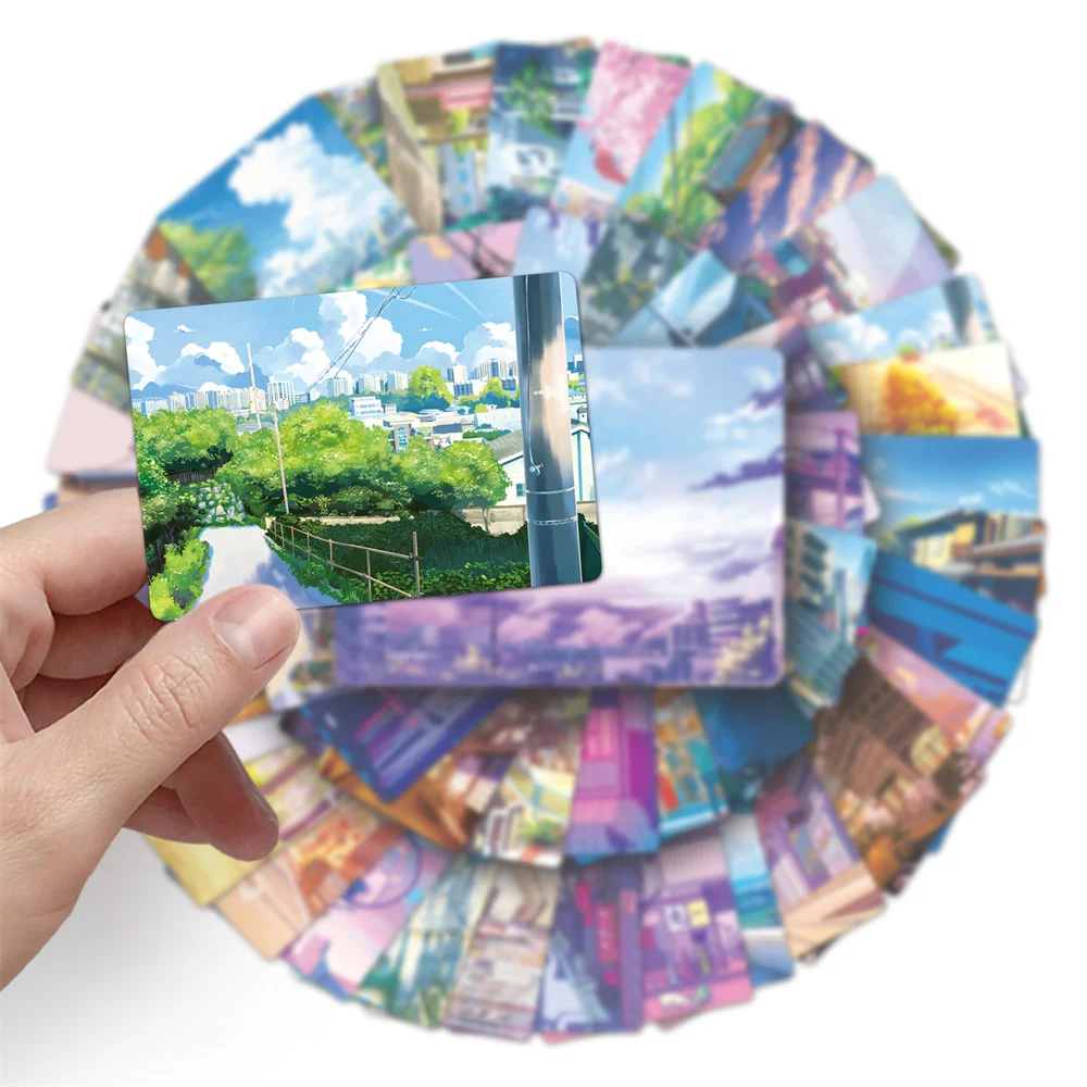 10/30/50PCS Riman Street View Cartoon Graffiti Sticker Personality Creative Sticker Desk Computer Waterproof Sticker Wholesale