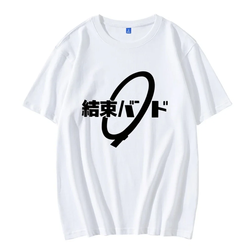 Cos BOCCHI THE ROCK! Hitori Gotoh Ijichi Nijika Fashion Casual O-neck Short Sleeves Streetwear Tees Unisex Anime Print T-Shirt