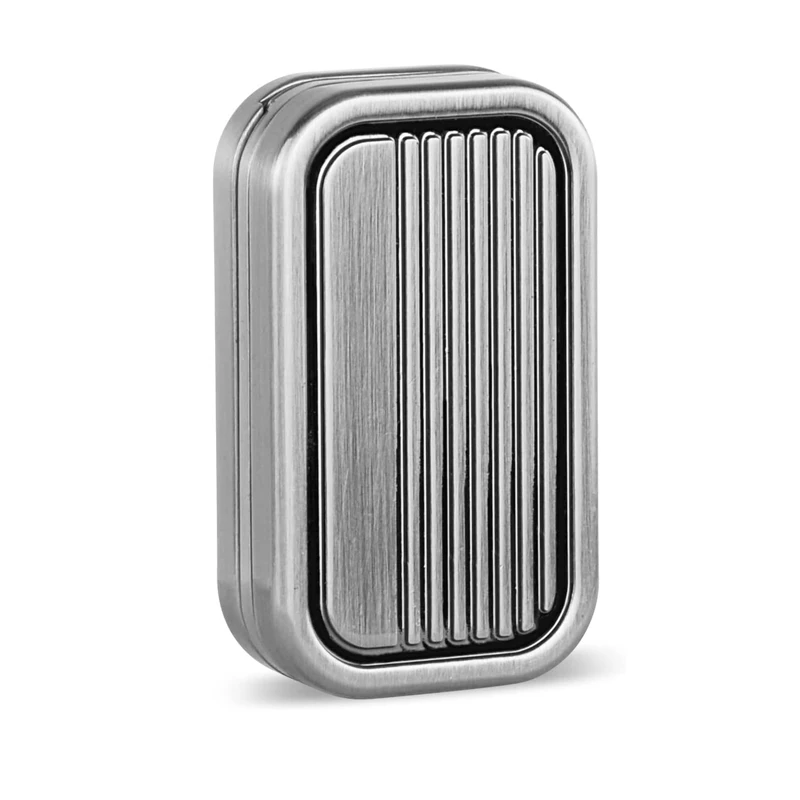 Metal Push Card 3 Layer Magnetic Slider Fidget EDC Cool Gadgets ADHD Decompression Stress Toy Anxiety Reliever For Adults