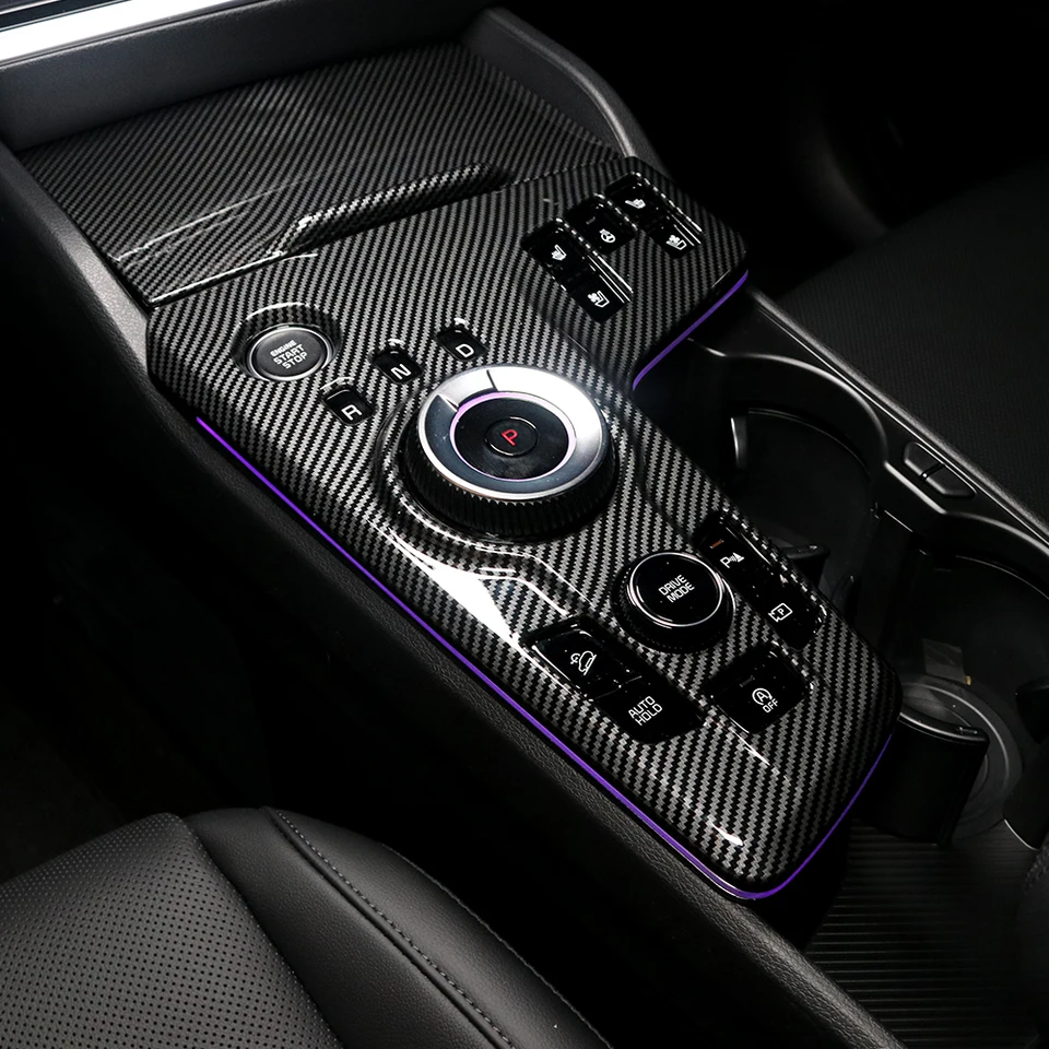 Pour console centrale de voiture en fibre de carbone ID.3 ID.4 Pour console centrale de voiture en fibre de carbone ID.3 ID.4