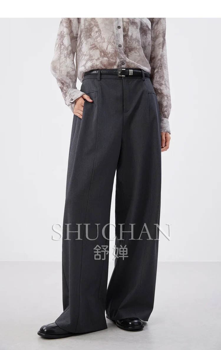 

Pantalones Mujer Verano 2024 Trousers Women POLYESTER Wool Viscose Women Pants Pantalon Pour Femme