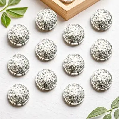 กระดุมโลหะ 30 ชิ้น ขนาด 20 มม. แบบกลวง ป้องกันสนิม ทนทาน สำหรับเสื้อผ้า แจ็คเก็ต หมวก กางเกงยีนส์ งานเย็บปักถักร้อย งานฝีมือ