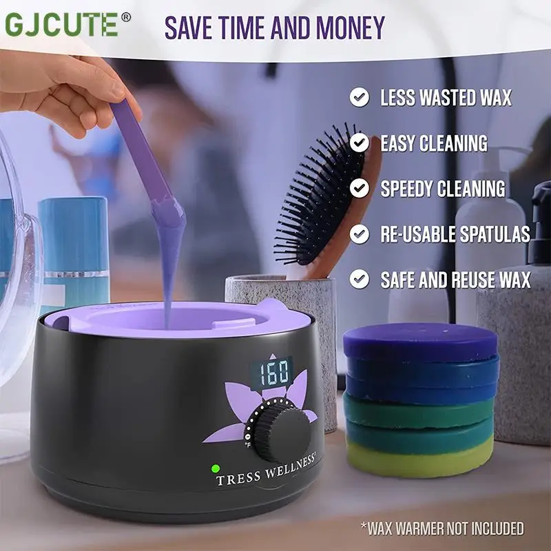 Wax Warmer Thickening Heat-resistant Silicone Bowls Hair Removal Wax Replacement Pot Bowls Hair Removal Reusable Waxing Pot Bowl