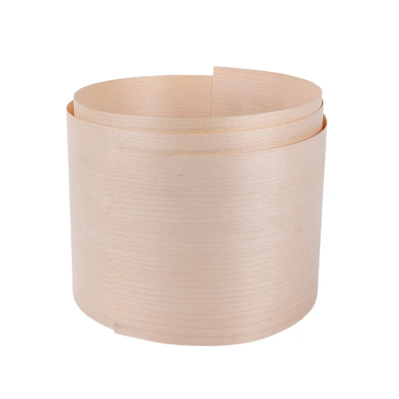 

Natural Straight Grain Maple Veneer, 0.5mm, for Packaging Boxes & Book Covers, Size 250x15cm.