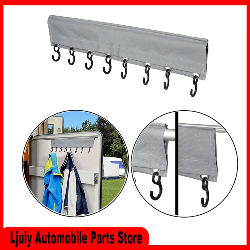 

1 шт. для каравана, дома на колесах, кайдера, рельсы для трубопроводов или палатки, полюсы на крышу, крючки с питателем/смыванием, крючки для одежды для кемпинга, стойки