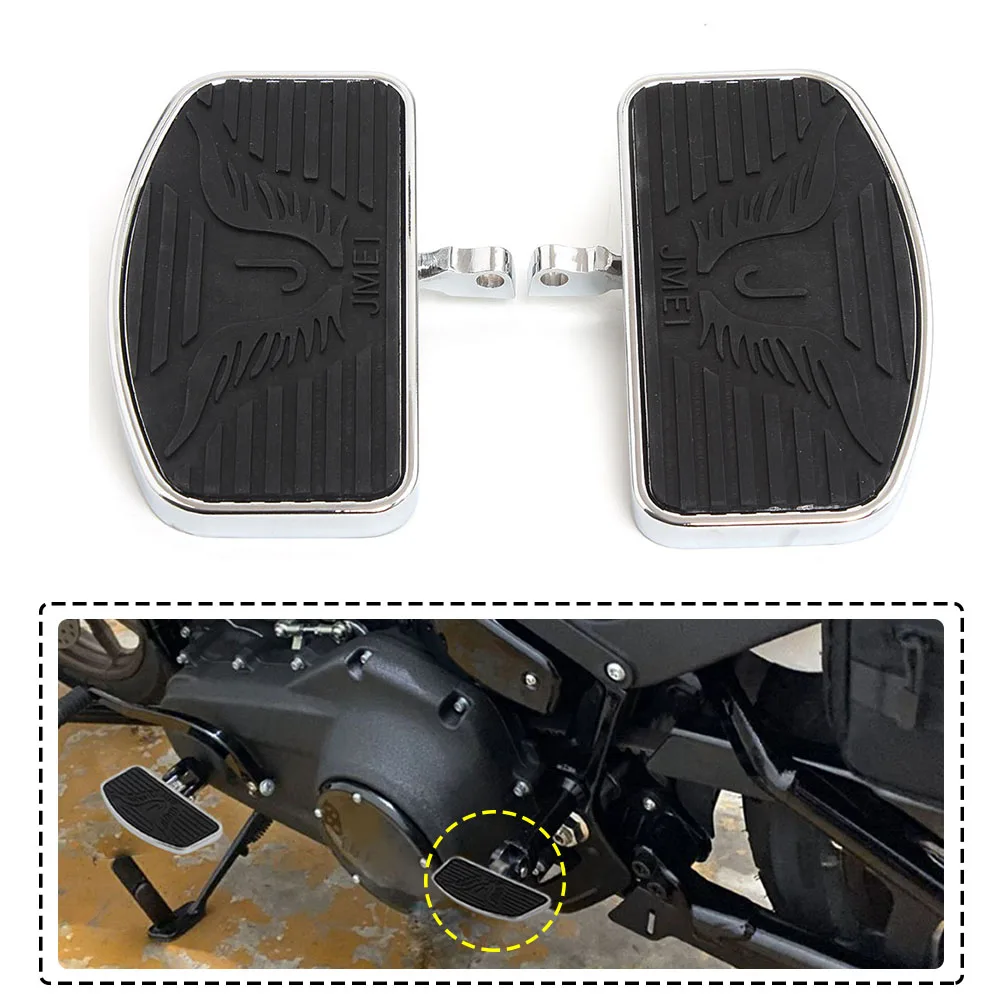 

1Pair Motorcycle Rear Foot Pegs Footboards Floorboards Heavy Metal Steel Fits For Dyna Low Rider Convertible FXDS CONV 1994–2000