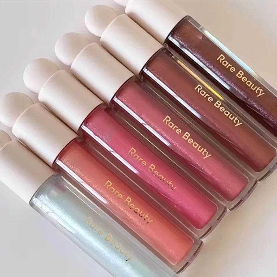 レアビューティー 新モデル リップグロス シマーリップスティック 長持ち保湿 ハイライター リキッド 簡単塗布＆ハイライターミラー