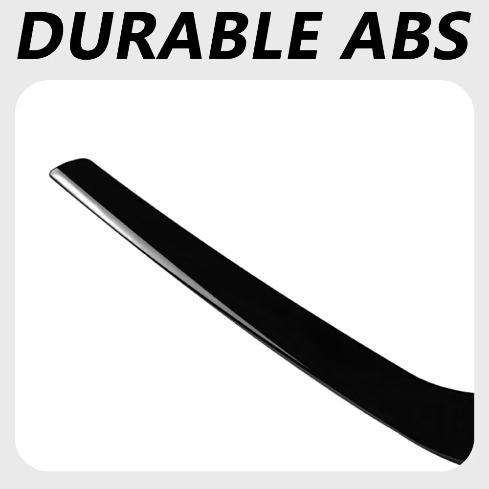 المصد الأمامي شفرة الرياح لسيارات BMW 5 Series i5 G60 G61 M Sport 2024 + مصد رياضي أسود لامع غطاء الكسوة الجانبي تحديث السيارة #6