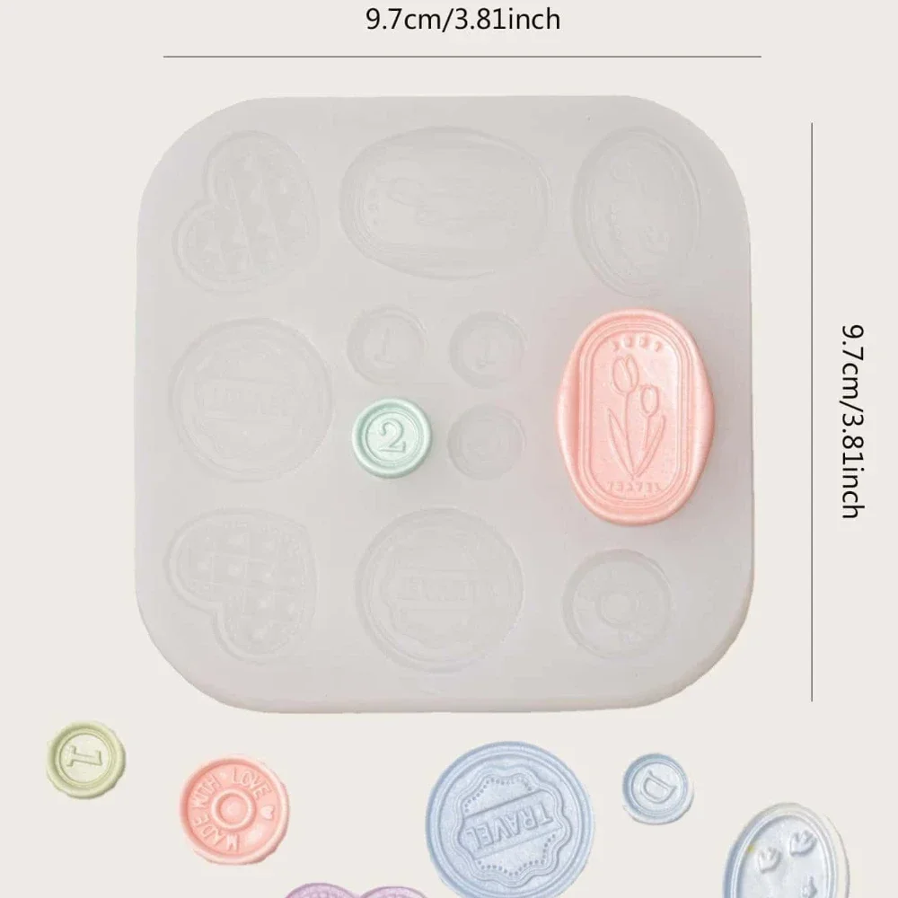 صديقة للبيئة الإبداعية محاكاة كعكة عيد ميلاد قالب شمع دونات دائرة ديكور قالب من السيليكون الشوكولاته البسكويت قوالب الراتنج