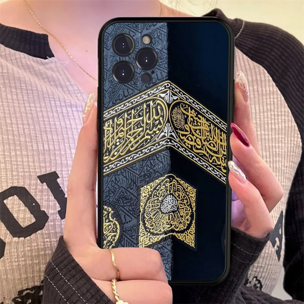 Muslim Islam Bismillah Allah Phone Case Silicone Soft for iphone 15 14 13 12 11 Pro Mini XS MAX 8 7 6 Plus X XS XR Cover