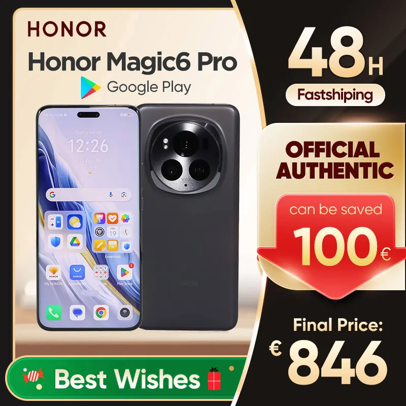 HONOR Magic6 Pro Smartphone Snapdragon 8 Gen 3 180MP Camera 6.8