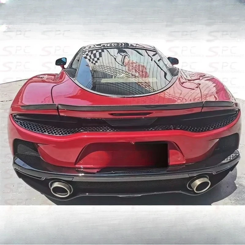 SPC GT Style Dry Carbon Fiber Rear Spoiler Tail Wing, Exterior Upgrade Parts Fit GT 2019+