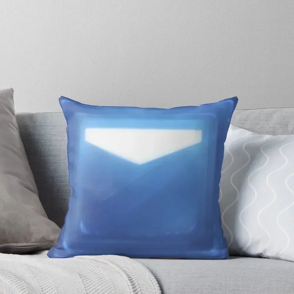 

Beat Saber Steel Blue Cube Block Throw Pillow Decorative pillow case Marble Cushion Cover pillow