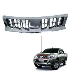 Pickup Accessories Modified ABS Grille Car Racing Grills Cover Front Hood Bumper Grill For Mitsubishi L200 TRITON 2015-2018