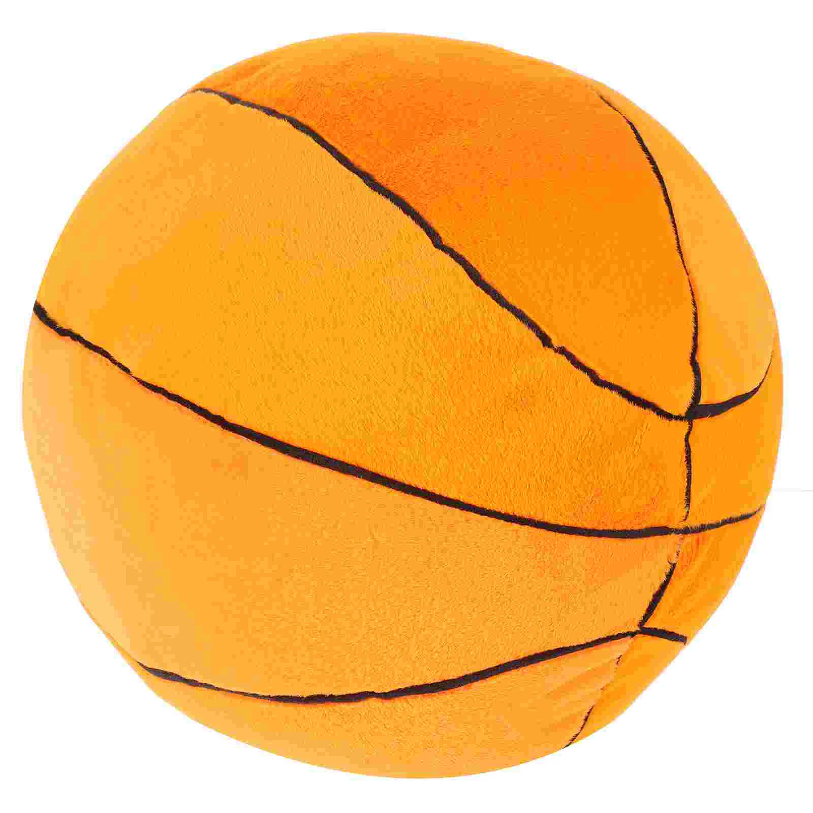 Basketball Pillow Throw Pillows for Couch Home Decor Plush Sports Charming Sphere Fan