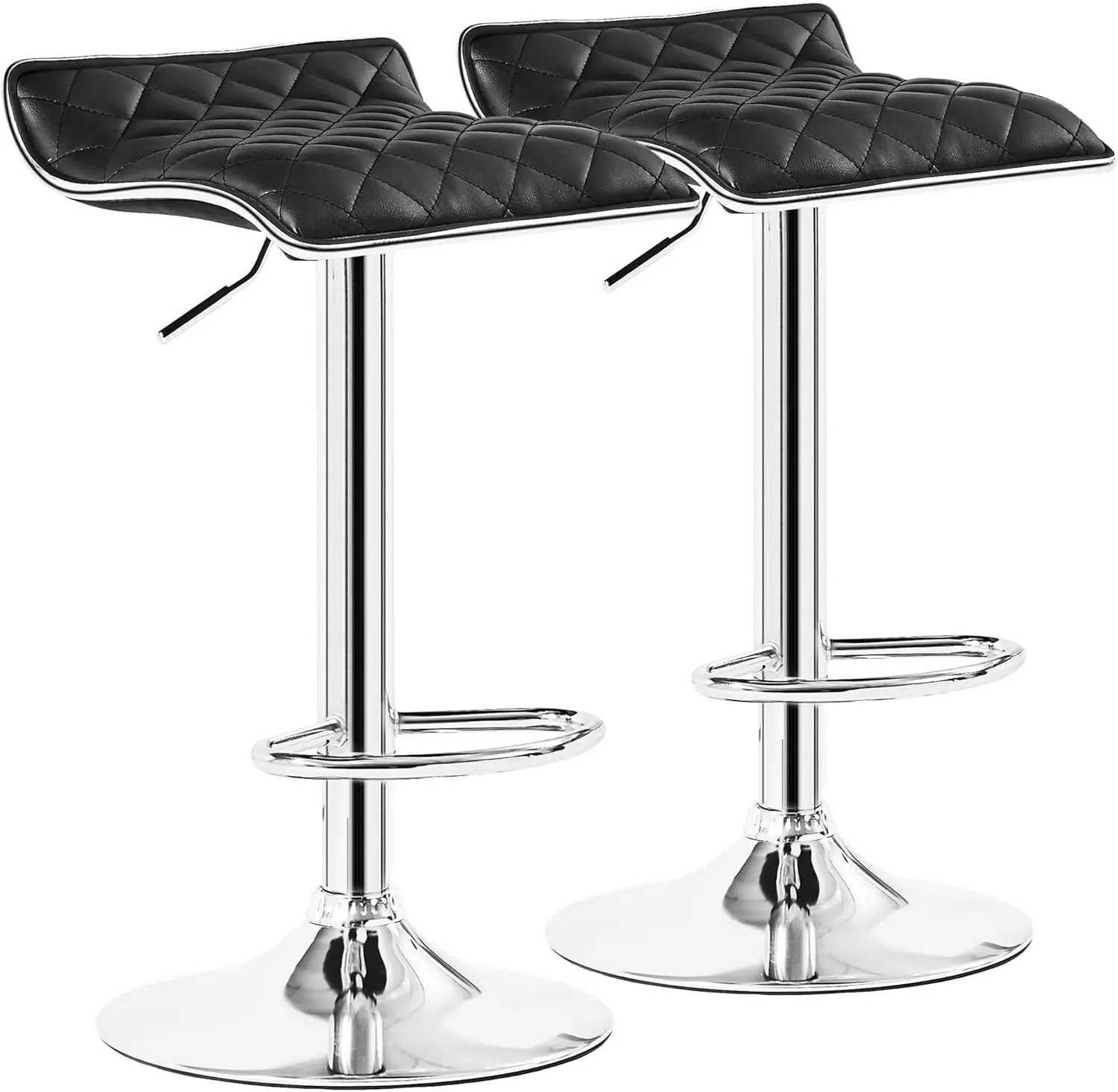 

Adjustable Bar Stools Set of 2, Bar Height Stools for Kitchen Counter