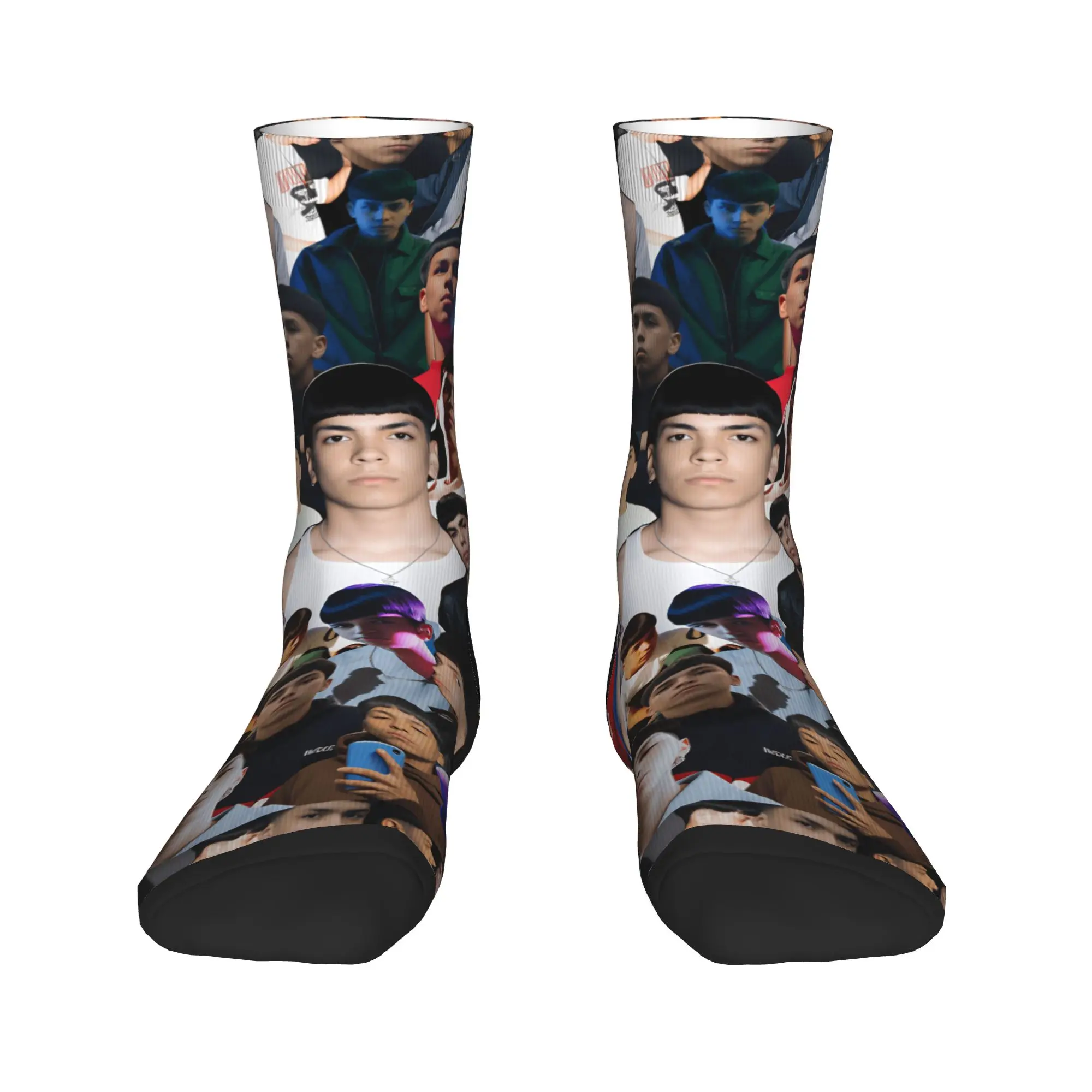 Couple Socks Rapper Milo J Music Album tour  Stockings Anti Skid Soft Socks Autumn Leisure Graphic Outdoor Sports Socks
