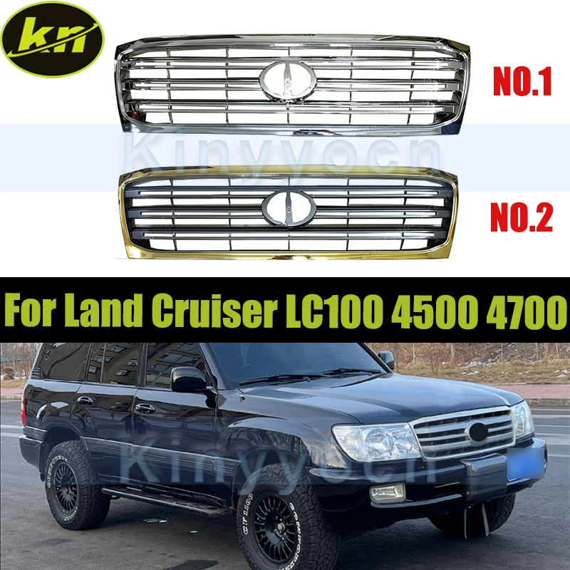 

Car Front Bumper Hood Grill Radiator Grille For Toyota Land Cruiser LC100 4500 4700 2003-2005 Car Front Bumper Mesh Grille