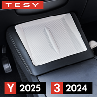 For TESLA Model Y Launch 2025 Model 3 2024 Highland Wireless Charging Silicone Pad Cover Protector Center Control Bottom Mat