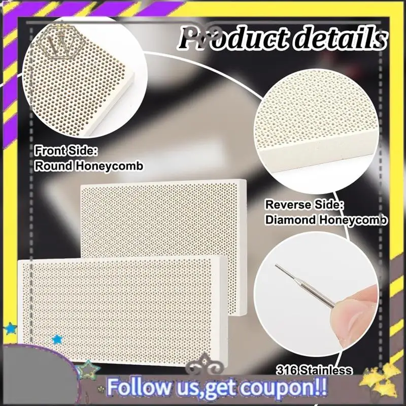 New Honeycomb  Welding Plate Rectangular Welding Honeycomb Panel Jewelry Making Tool Set Jewelry Welding