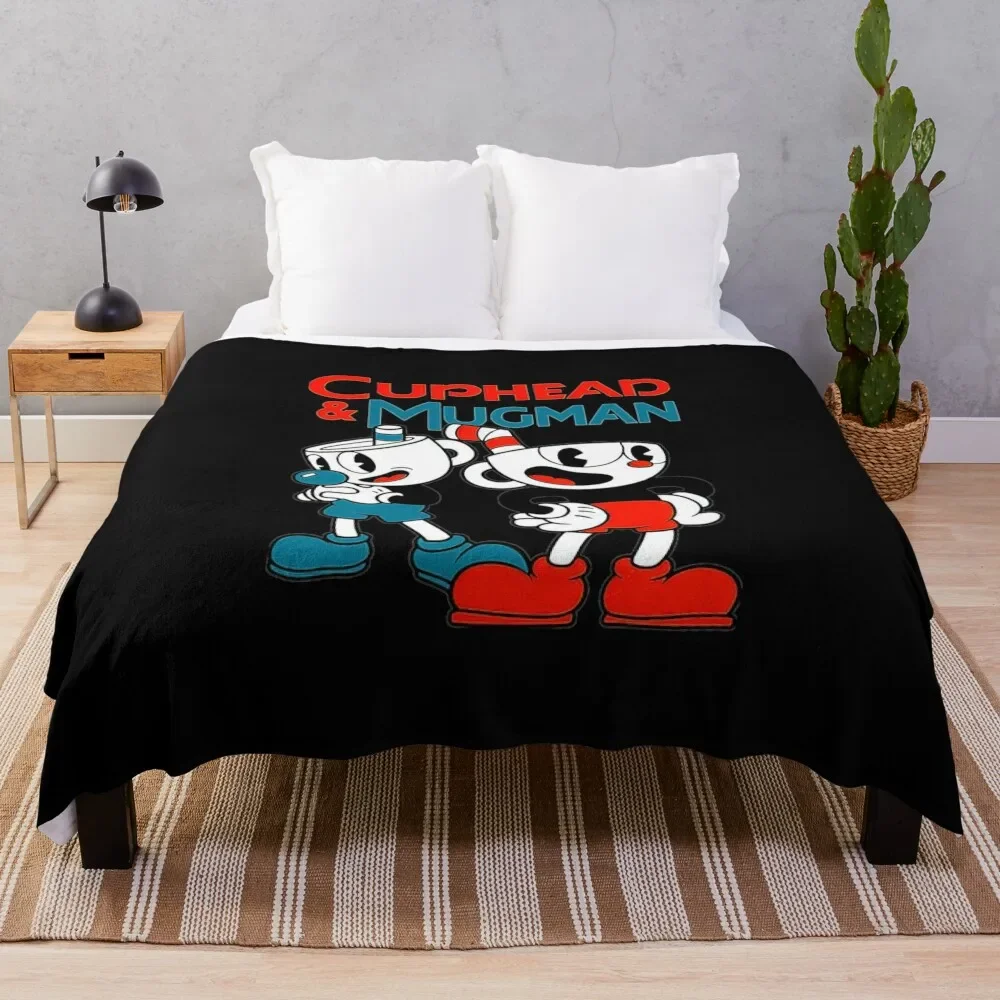 Cuphead Throw Blanket fluffy manga Designers Blankets