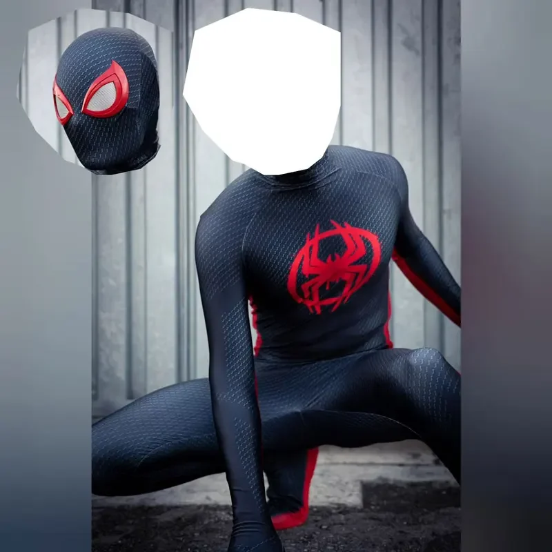 Newest Anime Spiderman Cosplay Miles Morales COSPLAY Costume 3D Print Into The Verse Superhero Halloween Zentai Bodysuit
