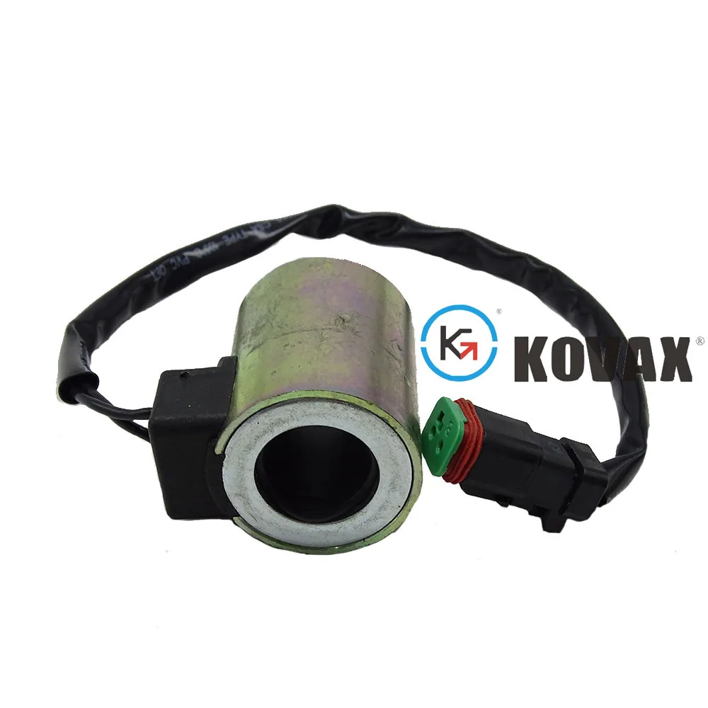 

Hydraulic Solenoid Valve Coil Xcgm/sany Small Square Plug 12v Excavator Parts Electromagnetic Control