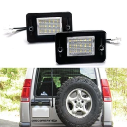 Luz LED Canbus para placa de matrícula de Land Rover Discovery, lámpara de etiqueta trasera, 2 piezas, para Land Rover Discovery 1, 2, 1994-2004, TD5