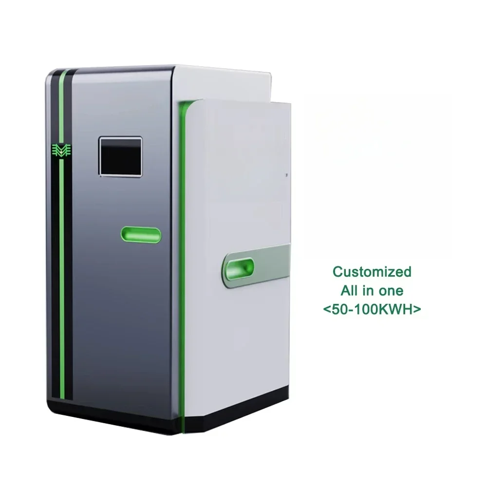 To All-in-one Battery 53.2 V 100Ah 200Ah 30kw 50kw Hybrid Inverter 50kWh 100kWh Akku Battery Home Battery Energy Storage System - Image 3