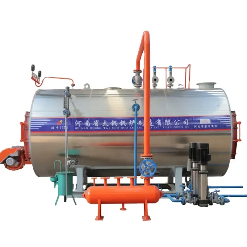 i Horizontal High Efficiency 700 kw Hot Water Boiler for School Heating