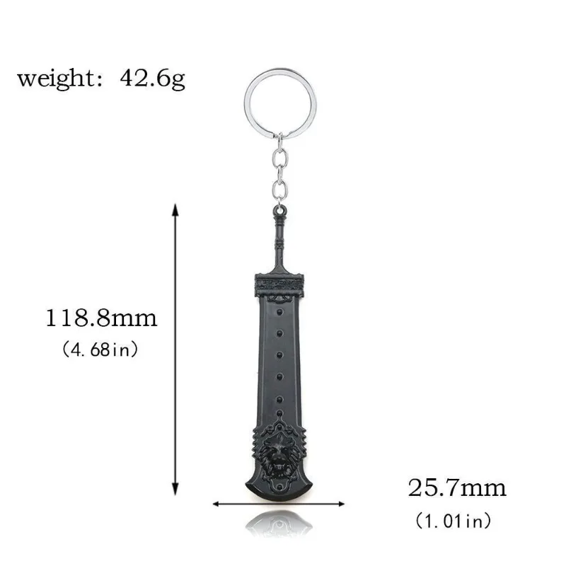 Popular Game NieR Automata YoRHa Keychains No. 2 Type B Beastlord Sword Oddity Emil Metal Charm KeyChain Cosplay Gifts view 5