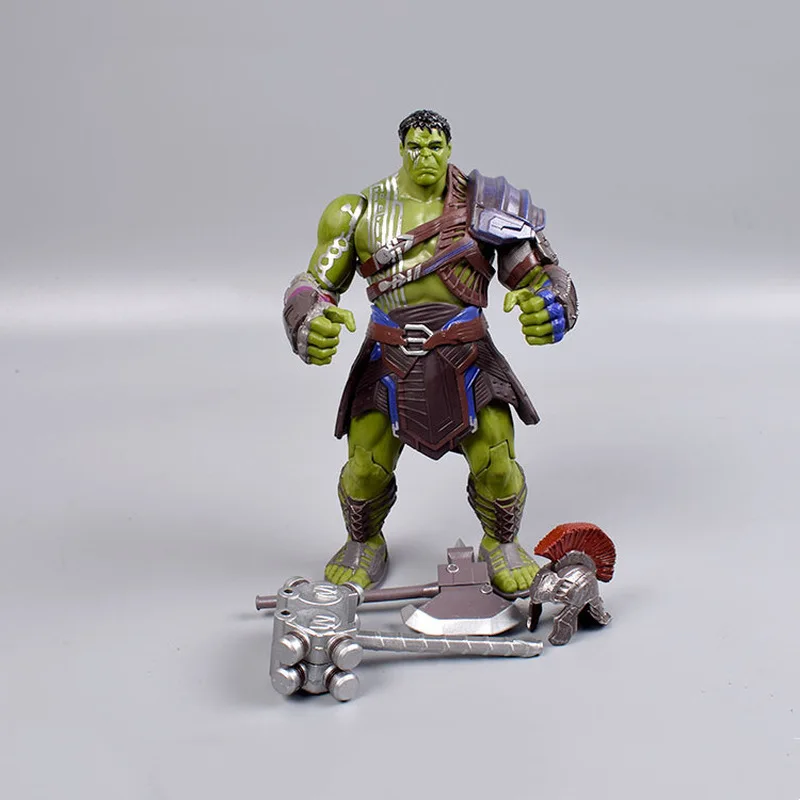 Thor：Ragnarok Hulk Action figure Toys 20cm Armour Hulk Statue Model Doll Collectible Ornaments Child Gifts With arms Accessories